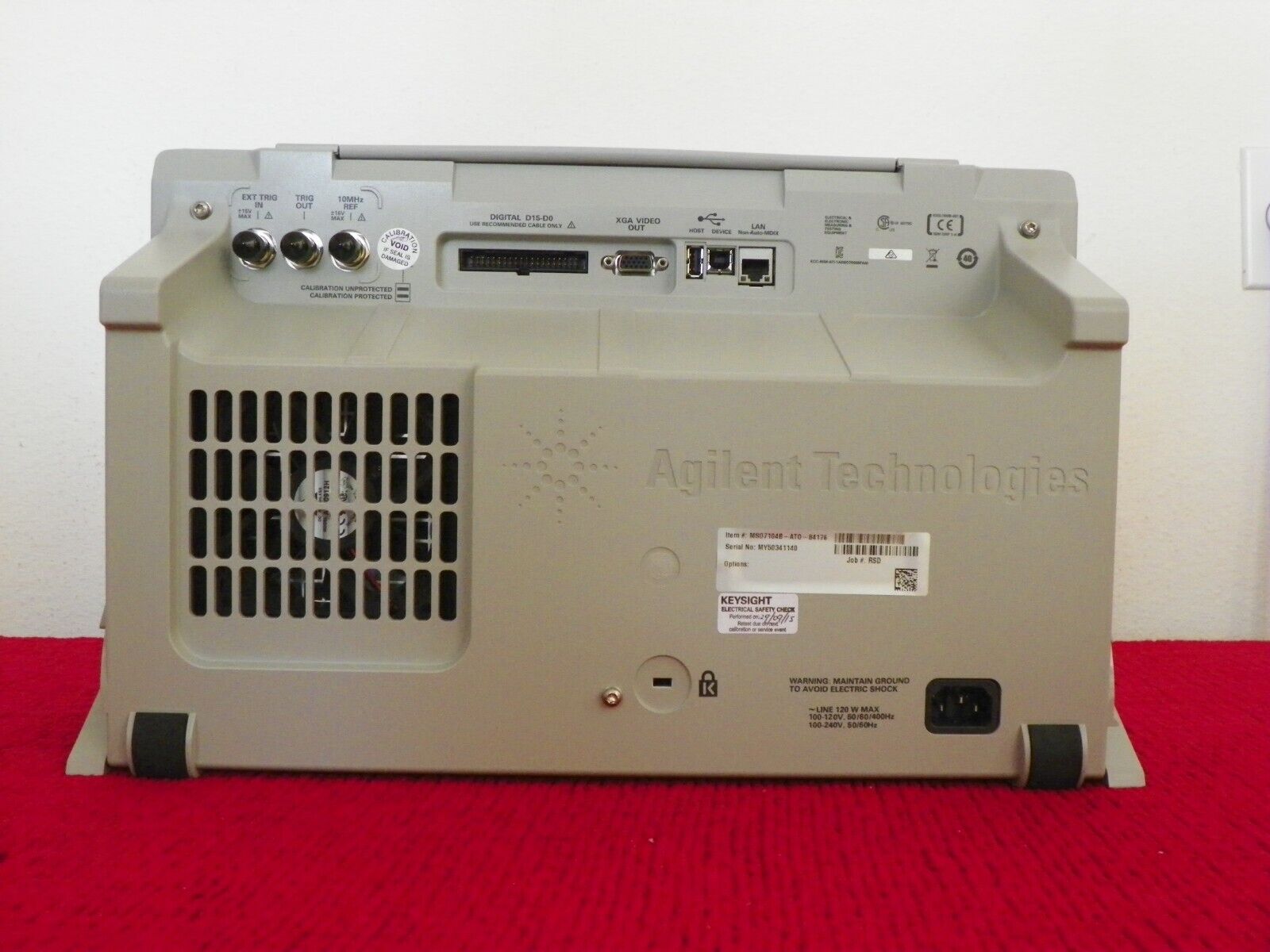 Agilent MSO7104B 1 GHz, 4 +16 CH digital Oscilloscope (2 in stock) Agilent MSO7104B 1 GHz, 4 +16 CH digital Oscilloscope (2 in stock)
